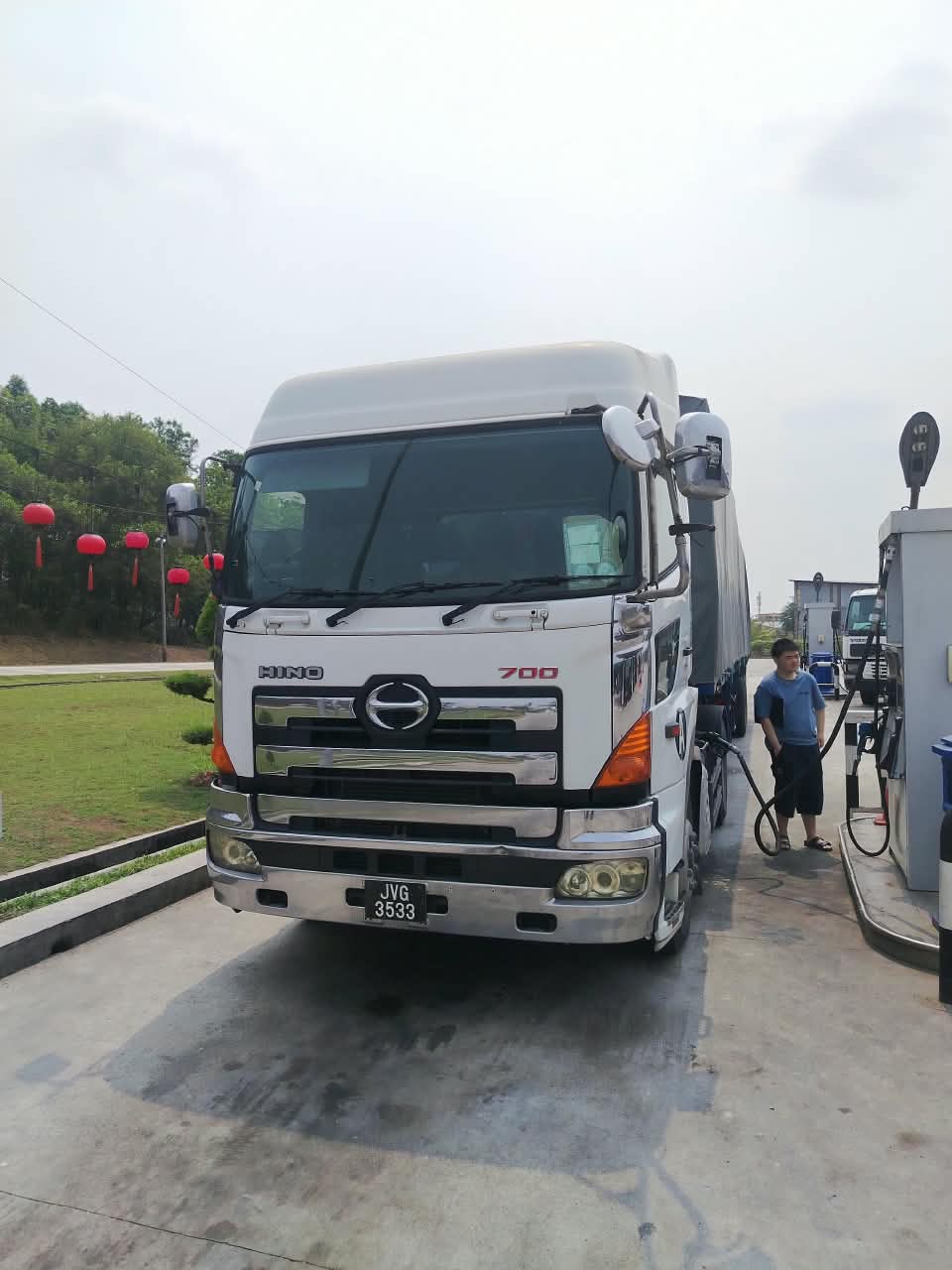 A logistics lorry ready for its next delivery run